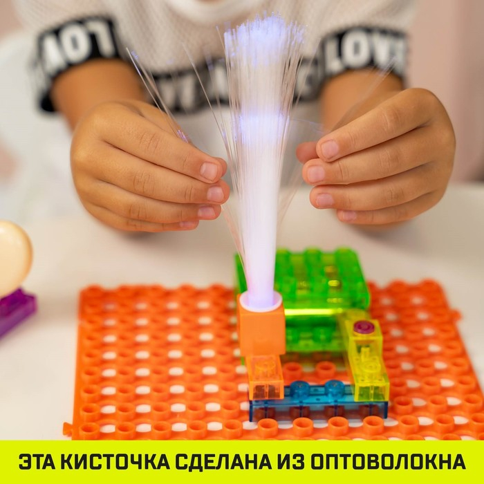 Конструктор блочный-электронный &laquo;В мире электроники&raquo;, 59 схем, 19 деталей