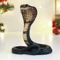 Фигура "Королевская кобра" 14х8х17см, цветная