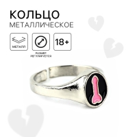 Кольцо металлическое «Стрела любви», 1.7 cм, 18+ Кольцо металлическое «Стрела любви», 1.7 cм, 18+