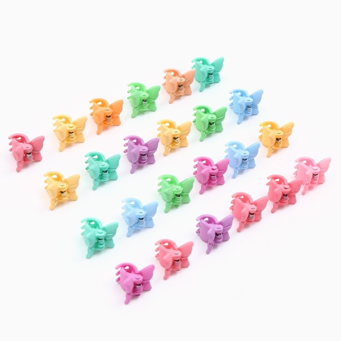 Краб для волос &laquo;Моя принцесса&raquo;, 24 шт.,1 х 1,5 х 1,5 см