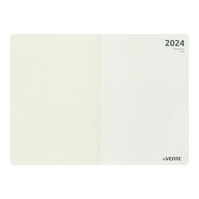 Ежедневник датированный 2024 A5 176 листов, deVENTE.Belcanto, твёрдая обложка из искусственной кожи с поролоном, ляссе, кремовый блок 70 г/м2, чёрный Ежедневник датированный 2024 A5 176 листов, deVENTE.Belcanto, твёрдая обложка из искусственной кожи с поролоном, ляссе, кремовый блок 70 г/м2, чёрный