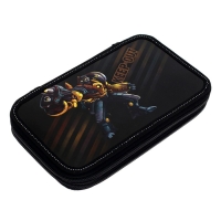 Пенал 2 секции, 125 х 205 х 40 мм, Calligrata 30П26/2 "Робот", ламинированный картон Пенал 2 секции, 125 х 205 х 40 мм, Calligrata 30П26/2 "Робот", ламинированный картон