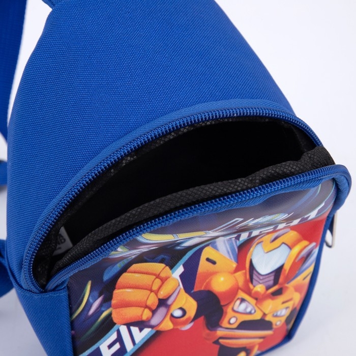 Сумка детская для мальчика через плечо &laquo;Роботы&raquo; 8 см х 13 см х 17 см