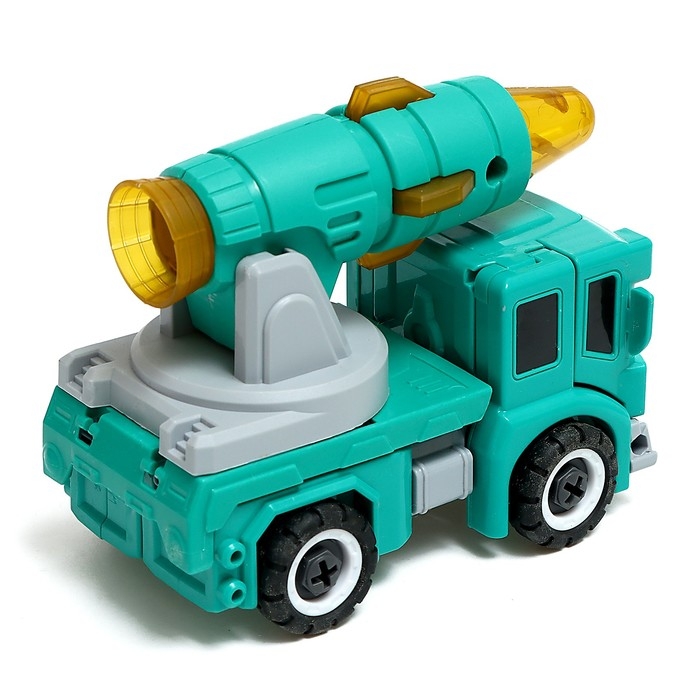 Конструктор винтовой &laquo;Военная техника&raquo;, 2 в 1 робот-машина