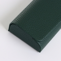 Футляр для очков на магните, длина 16 см, цвет тёмно-зелёный