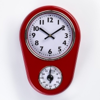 Часы настенные, серия: Кухня, "Алиас" с секундомером, плавный ход, 1АА, 16 х 22 х 4 см Часы настенные, серия: Кухня, "Алиас" с секундомером, плавный ход, 1АА, 16 х 22 х 4 см