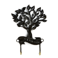 Ключница настенная &laquo;Счастья в дом&raquo;, дерево,7.4 х 8.8 см