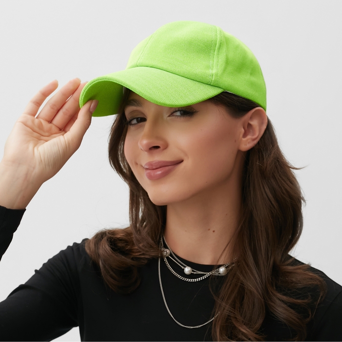 Кепка женская MINAKU, цвет зелёный, размер 56-58 Кепка женская MINAKU, цвет зелёный, размер 56-58