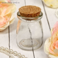 Основа для творчества и декорирования «Бутылочка», с пробкой, 110 мл Основа для творчества и декорирования «Бутылочка», с пробкой, 110 мл