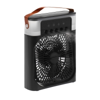 Портативный вентилятор LOF-06, с функцией увлажнителя, 3 скорости, питание USB, чёрный Портативный вентилятор LOF-06, с функцией увлажнителя, 3 скорости, питание USB, чёрный