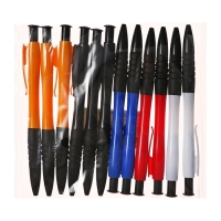 Набор шариковых ручек 12 штук, 0,5мм, автоматическая, корпус с резиновым держателем, офис, чернила синие, МИКС Набор шариковых ручек 12 штук, 0,5мм, автоматическая, корпус с резиновым держателем, офис, чернила синие, МИКС