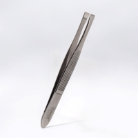 Пинцет прямой ZINGER, узкий, 9 см, на блистере, цвет серебристый, В-157-S