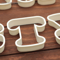 Набор форм для печенья &laquo;Алфавит&raquo;, 30 шт, 13&times;10&times;2 см, цвет белый