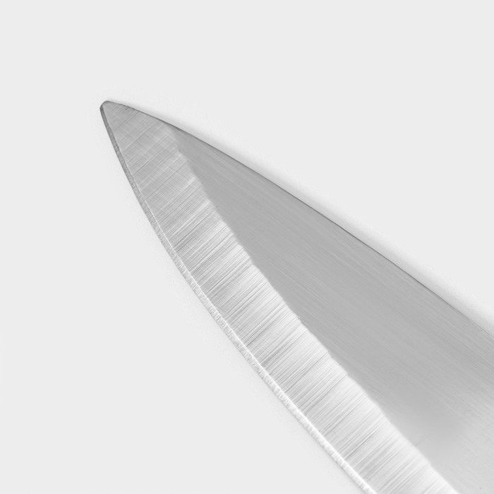 Нож кухонный Доляна &laquo;Инканто&raquo;, лезвие 18 см, цвет белый