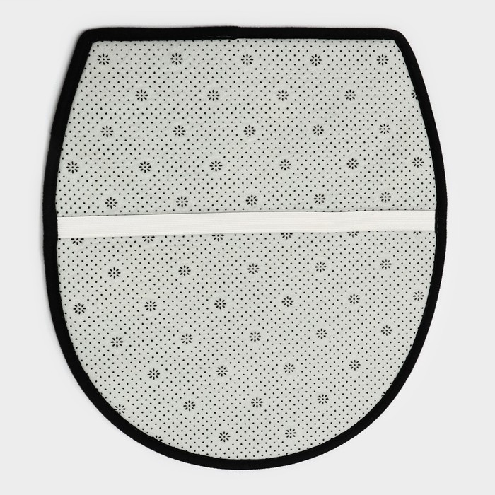 Набор ковриков для ванны и туалета Доляна &laquo;Тропики&raquo;, 3 шт, 50&times;80, 45&times;50, 38&times;43 см