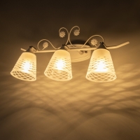 Бра "Богемия" 3х14 40Вт белый 47,5х23х23см Бра "Богемия" 3х14 40Вт белый 47,5х23х23см