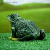 Садовая фигура из полистоуна &laquo;Лягушка&raquo;, 18&times;15&times;23 см