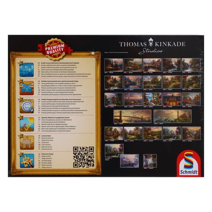 Пазл &laquo;Томас Кинкейд. У старого моста&raquo;, 1000 элементов