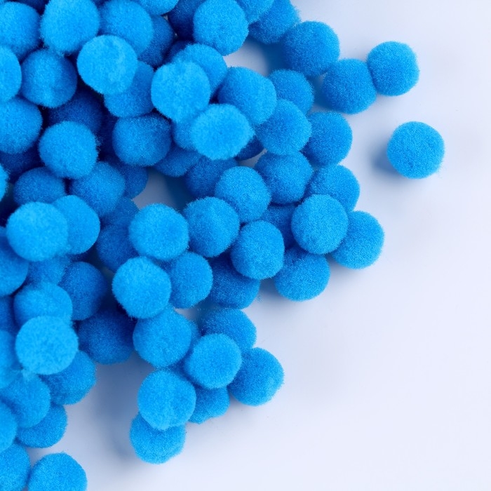 Набор деталей для декора &laquo;Бомбошки&raquo;, набор 5000 шт., размер 1 шт. &mdash; 1 см, цвет голубой