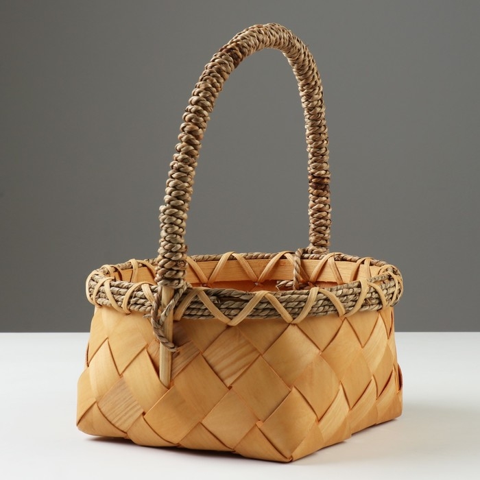 Набор корзин плетеных, 22x11/30 см, 17x9/26 см, 2 шт, секвойя Набор корзин плетеных, 22x11/30 см, 17x9/26 см, 2 шт, секвойя