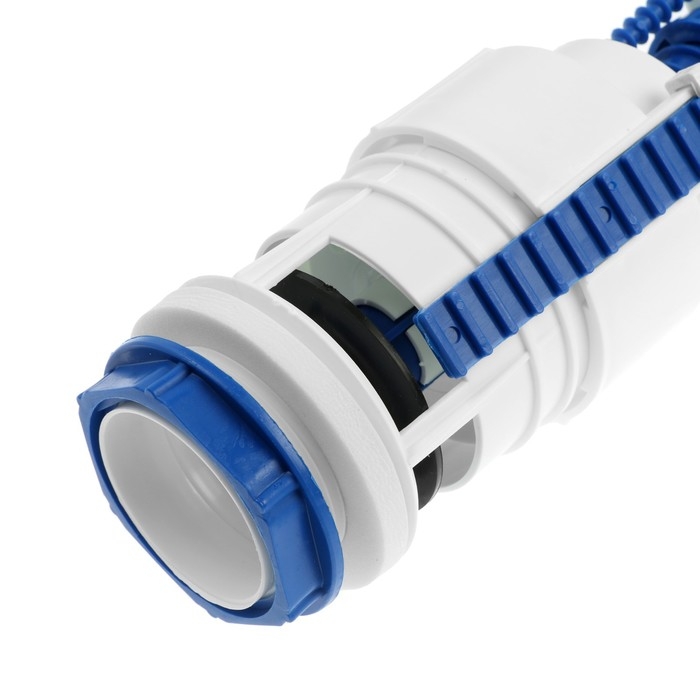 Арматура для смывных бачков Арматура для смывных бачков "РБМ" АС-11.1, с боковым плоским донным клапаном, кнопка белая