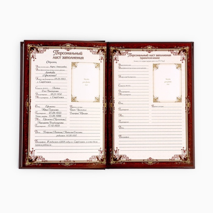 Родословная книга &laquo;Древо&raquo;, 56 листов, 16,5 х 24 см.