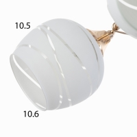 Люстра "Рафаэль" 5х60Вт Е27 Золото 61х61х22,5см Люстра "Рафаэль" 5х60Вт Е27 Золото 61х61х22,5см