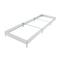 Грядка оцинкованная, компакт, 295 &times; 100 &times; 15 см, Greengo