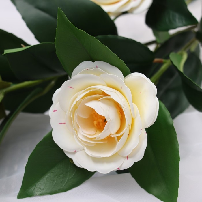 Цветы искусственные Цветы искусственные "Камелия" 85 см, белый