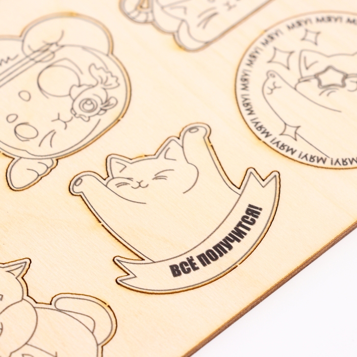 Заготовки для творчества &laquo;Котики&raquo;, 27 шт