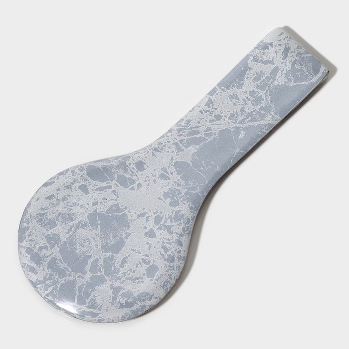 Подставка под ложку Magistro &laquo;Мрамор&raquo;, 24&times;11&times;1 см, цвет чёрный