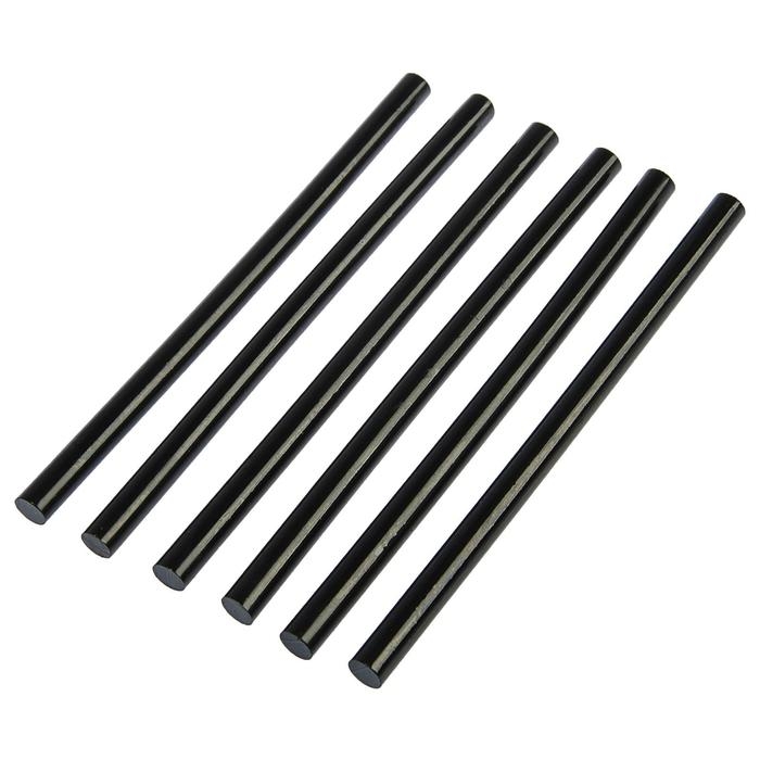 Клеевые стержни ТУНДРА, 11 х 200 мм, черные (по ковролину и коже), 6 шт. Клеевые стержни ТУНДРА, 11 х 200 мм, черные (по ковролину и коже), 6 шт.