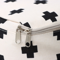 Кофр для хранения вещей &laquo;Ажур&raquo;, 55&times;42&times;25 см, цвет чёрно-молочный