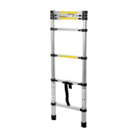 Лестница телескопическая ТУНДРА, алюминиевая, 7 ступеней, 2 м Лестница телескопическая ТУНДРА, алюминиевая, 7 ступеней, 2 м