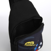 Сумка детская для мальчика через плечо «Енот на скейте» Сумка детская для мальчика через плечо «Енот на скейте»