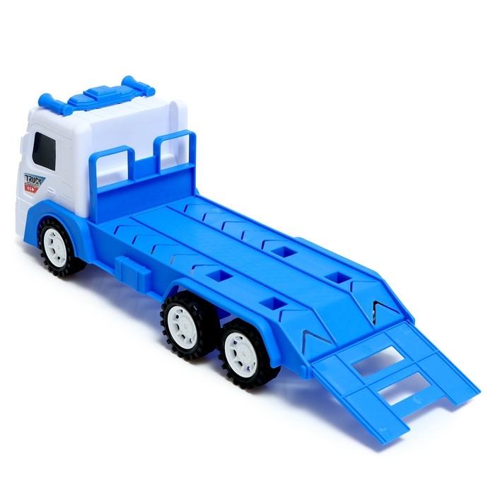 Грузовик инерционный &laquo;Автовоз&raquo;, вертолёт в комплекте, МИКС