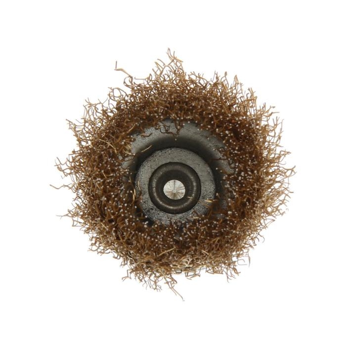 Щетка металлическая для дрели ТУНДРА, со шпилькой, Щетка металлическая для дрели ТУНДРА, со шпилькой, "чашка", 50 мм