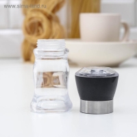 Мельница для специй Доляна &laquo;Рэйн&raquo;, 12&times;5 см, керамический механизм, цвет прозрачный