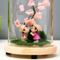 Ночник колба "Романтика" LED от батареек 3хLR44 МИКС 11х11х25 см RISALUX Ночник колба "Романтика" LED от батареек 3хLR44 МИКС 11х11х25 см RISALUX