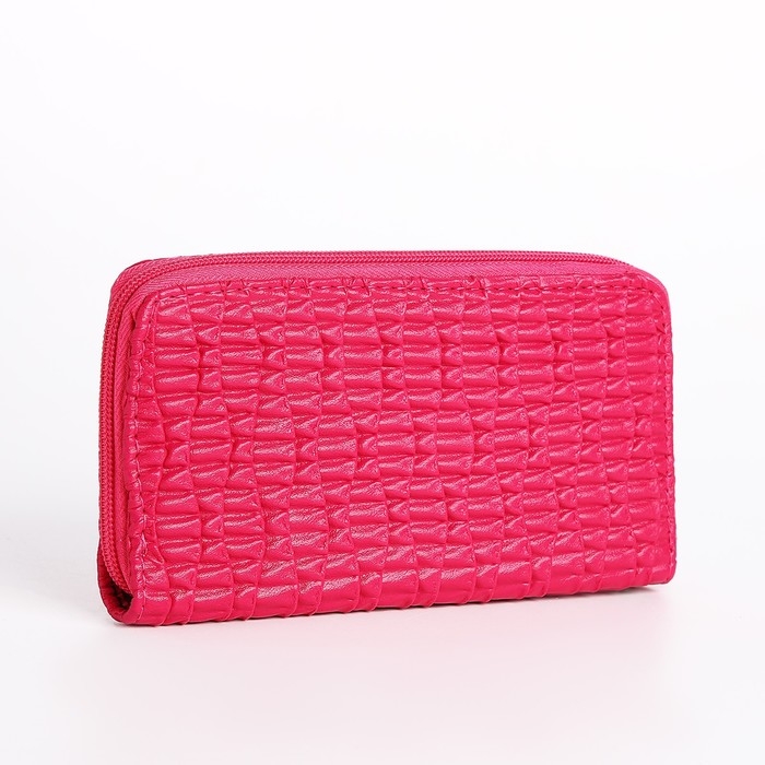 Кошелёк женский на молнии, цвет фуксия Кошелёк женский на молнии, цвет фуксия
