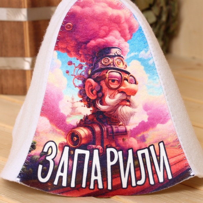 Шапка для бани Шапка для бани "Запарили"