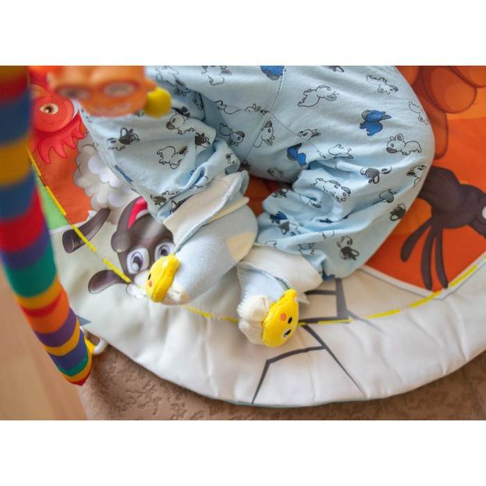 Подарочный набор браслетики + носочки погремушки &laquo;На полянке&raquo;, Крошка Я