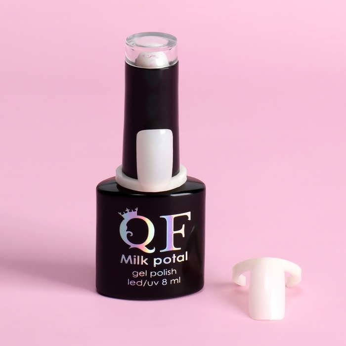 Палитра для лаков на баночку &laquo;Ноготки&raquo;, d - 2 см, 50 шт, форма мягкий квадрат, цвет слоновая кость