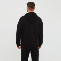 Толстовка мужская НАЧЁС, цвет чёрный, размер 54