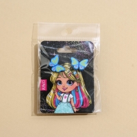 Серьги &laquo;Бабочка&raquo; гвоздики, 6х9 см