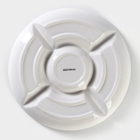 Менажница 5 ячеек Доляна &laquo;Зайка&raquo;, d=26 см