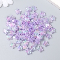 Набор бусин для творчества пластик "Звезда. Сиреневый перламутр" набор 20 гр 1,1х1,1х0,4 см 929199 Набор бусин для творчества пластик "Звезда. Сиреневый перламутр" набор 20 гр 1,1х1,1х0,4 см 929199