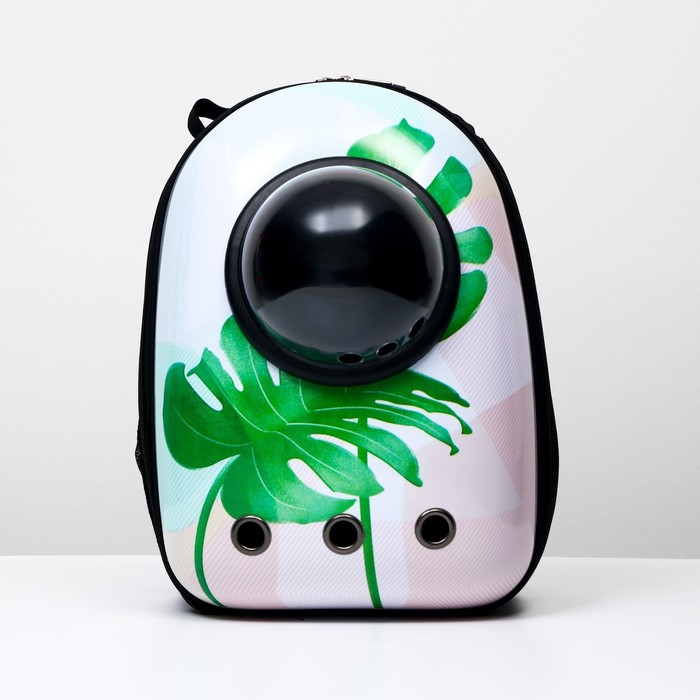 Рюкзак для переноски кошек и собак Рюкзак для переноски кошек и собак "Лист", с окном, 32 х 25 х 42 см