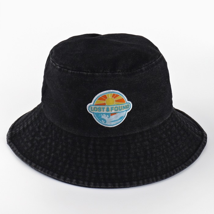 Панама Lost&Found, цвет чёрный, р-р 56