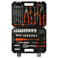 Набор инструментов универсальный KINGQUEEN WIB-233, 72 зуба, 1/2", 58 предметов Набор инструментов универсальный KINGQUEEN WIB-233, 72 зуба, 1/2", 58 предметов